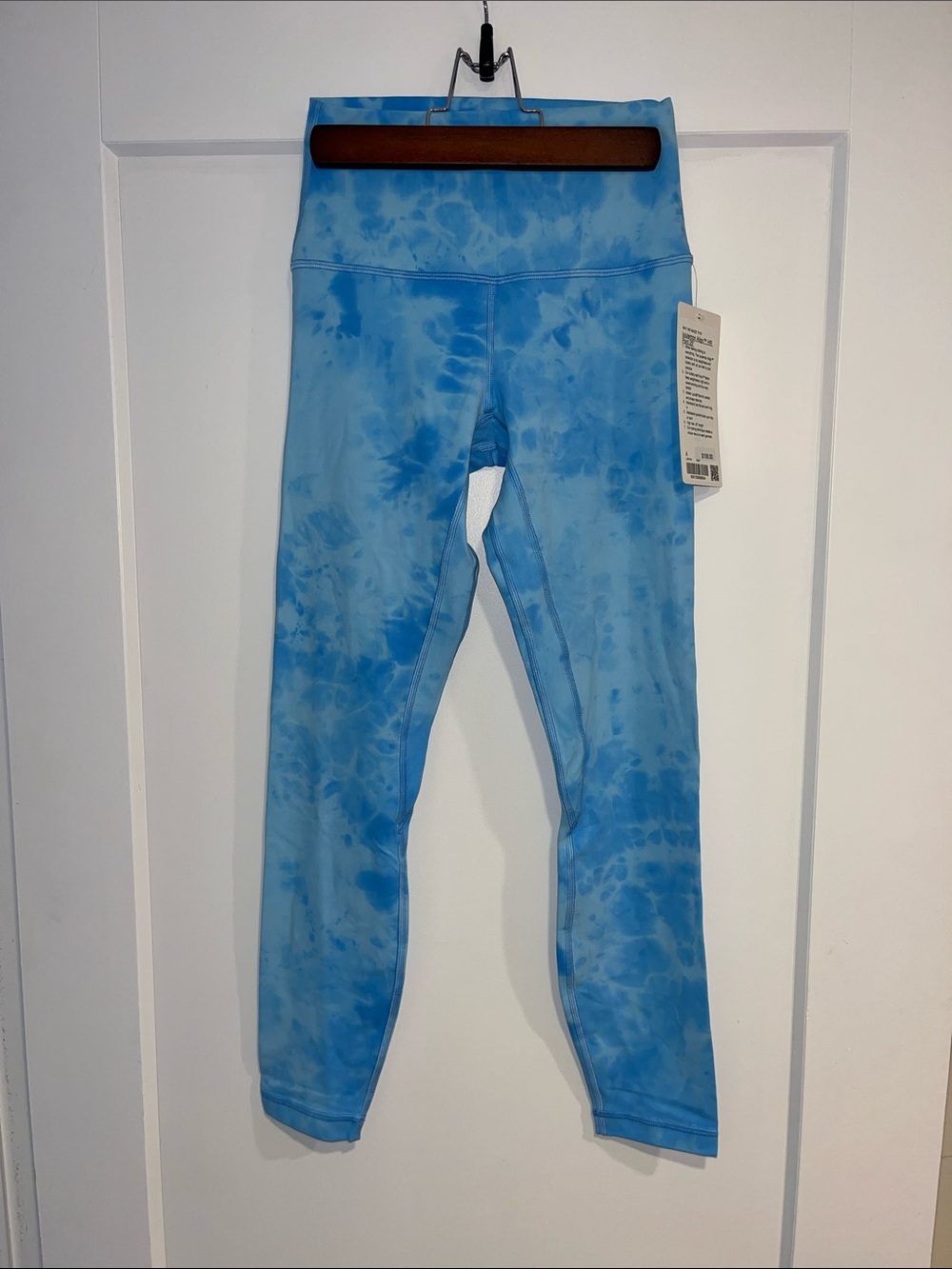 Lululemon Blue Tie-Dye Leggings
